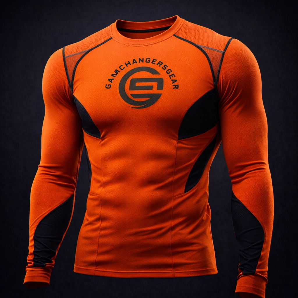 Orange Compression Shirt