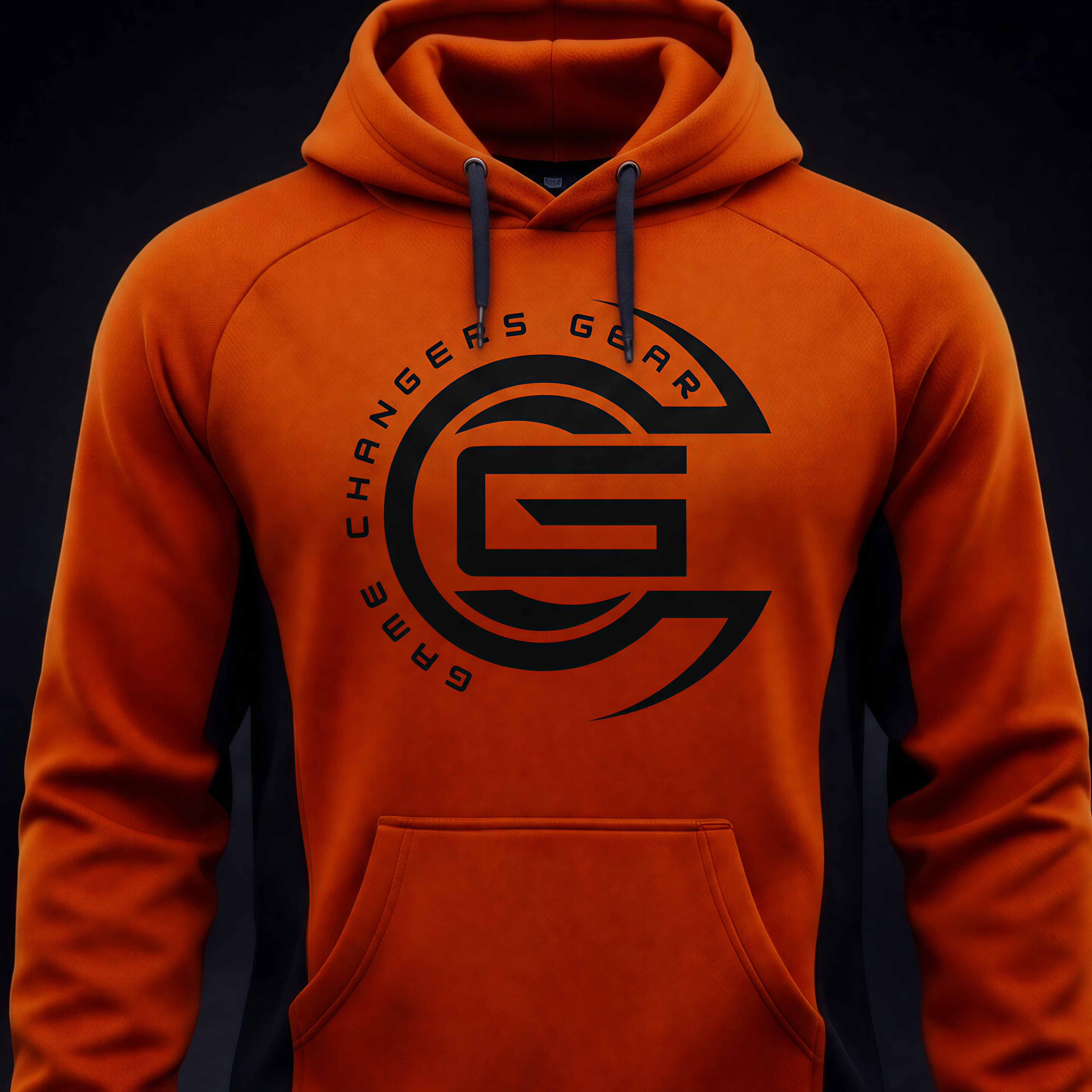 Orange Custom Team Hoodie