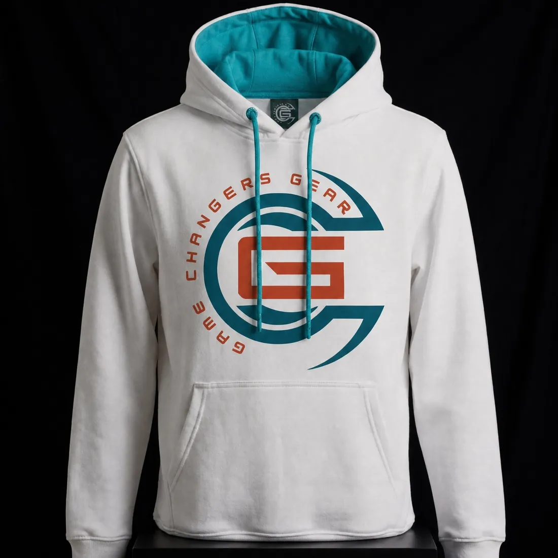 White Custom Team Hoodie