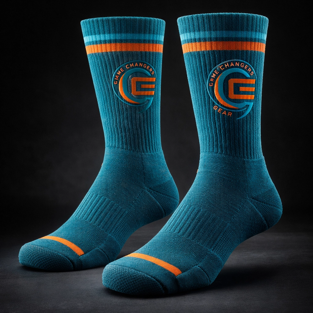 Teal Custom Team Socks