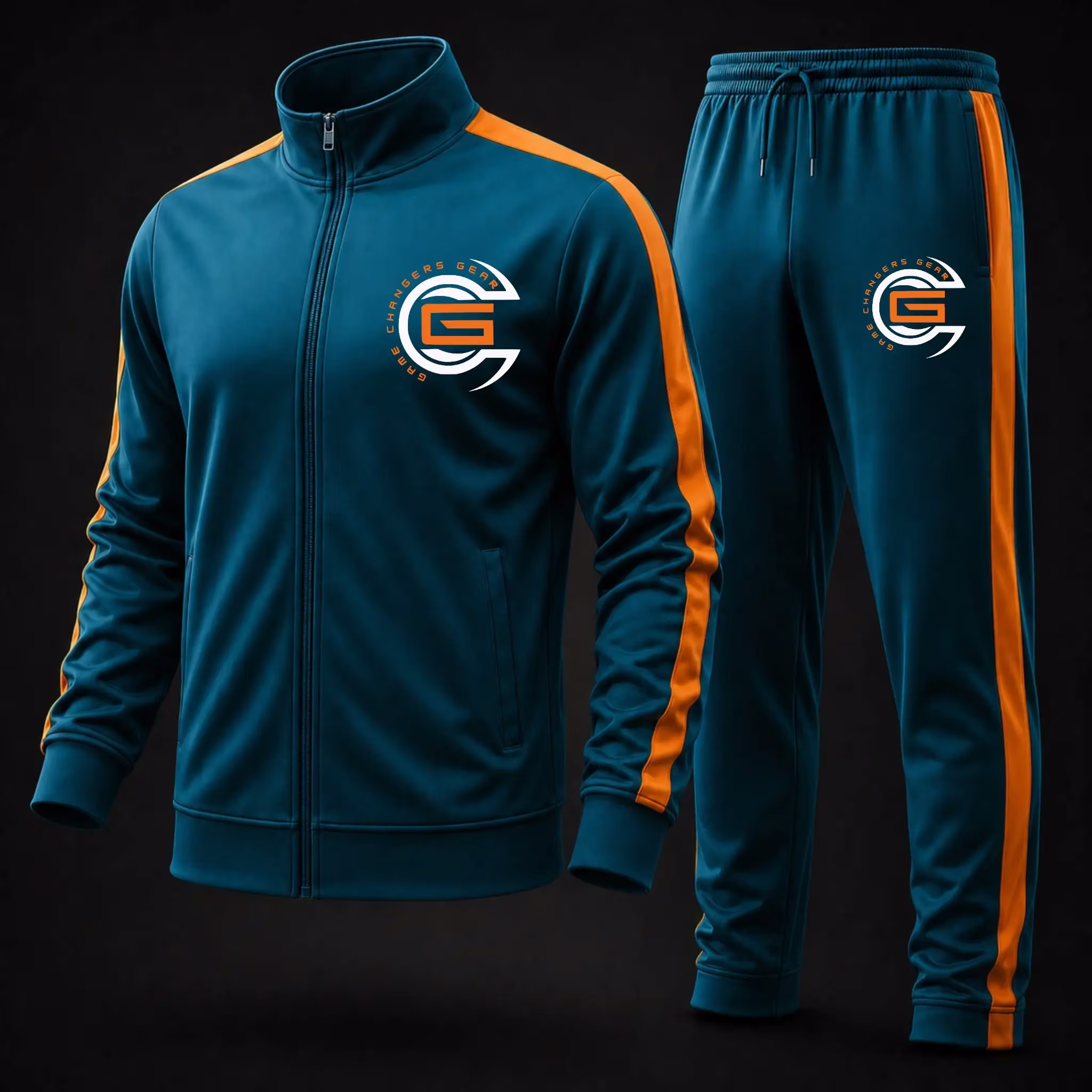Teal Custom Team Tracksuit