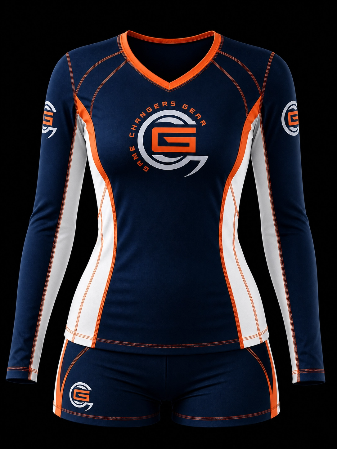 Pro-Series Long Sleeve Custom Volleyball Uniform